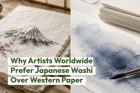 Why Artists Worldwide Prefer Japanese Washi Over Western Paper