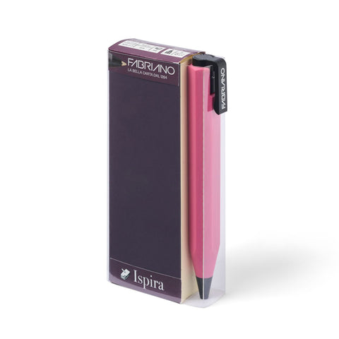 Fabriano Ispira Pocket Notepad Set comes with a choice of a 7B pencil or a black ink ballpoint pen. Version 5