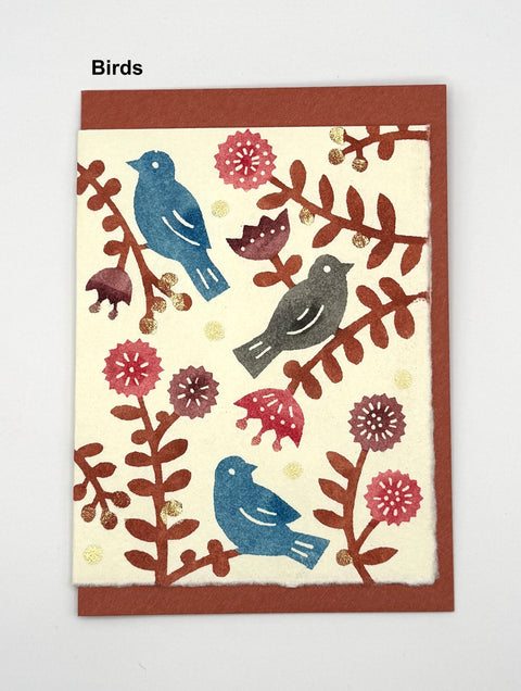 Birds craft product showing detailed design texture and product finish
