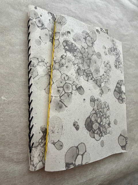 Bubble Dyeing Chain Stitch Bookbinding Workshop is a hands on class using basic bookbinding supplies. Version 3