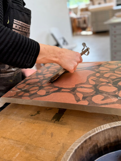 Two Day Chine Colle Workshop is led by master printer Paul Mullowney of Mullowney Printing. Version 3