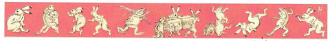 Ukiyoe Washi Tape: M-9 Rabbits & Frogs (Hokusai)