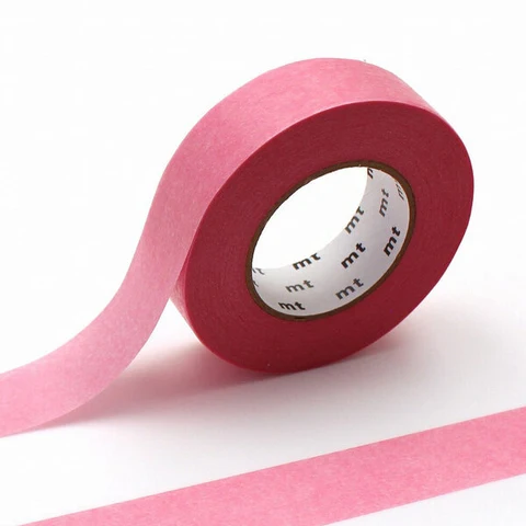 mt Washi Tapes Ganshin Solid Colors is made in Japan with richly saturated color dyed resin. Version 1