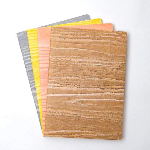Woodgrain Notebooks contain 32 bamboo pages suitable for ink, pencil, and mixed media. Version 5