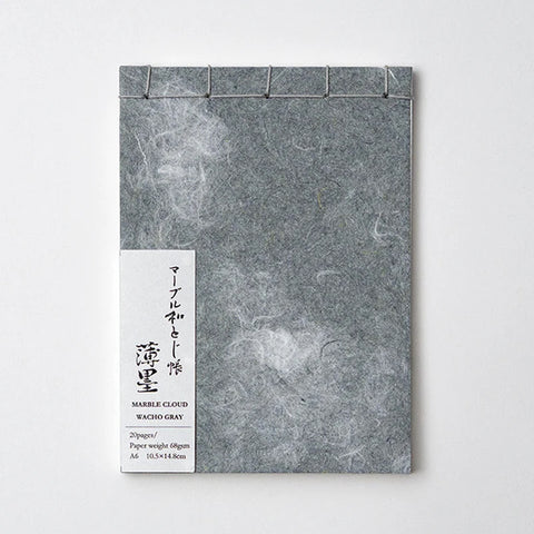 Marble Cloud Notebooks are one of a kind books with 20 washi pages for drawing and writing. Version 2