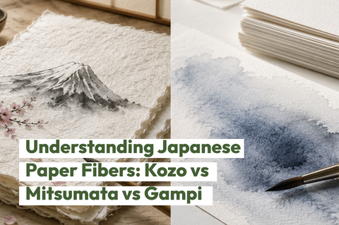 Understanding Japanese Paper Fibers: Kozo vs Mitsumata vs Gampi