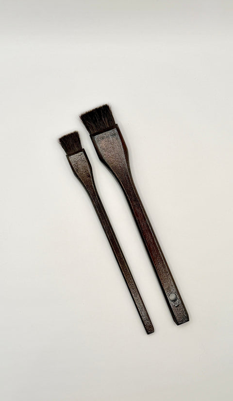 Kobayashi Paste Brushes are handmade in Tokyo with lacquered handles for bookbinding supplies.