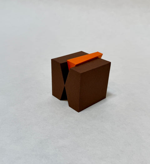 Paper Boxes Set of 3 is a craft kit designed by Maho Motoyama with three box structures. Version 4