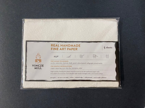 Hungarian Paper A5 Size weighs 400 grams and suits drawing, painting, and letterpress projects. Version 2