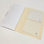 Iwano Sample Book measures 5.5 by 8.5 inches with 3 by 4 inch paper swatches. Version 2