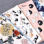 Ukiyoe Smartphone Glasses Wiping Handkerchief has a cotton design side with a Ukiyoe woodblock inspired pattern. Version 1