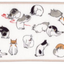 Ukiyoe Smartphone Glasses Wiping Handkerchief has a cotton design side with a Ukiyoe woodblock inspired pattern. Version 4