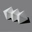 Paper Boxes Workshop teaches guests to fold geometric paper sculptures from flat patterns. Version 5